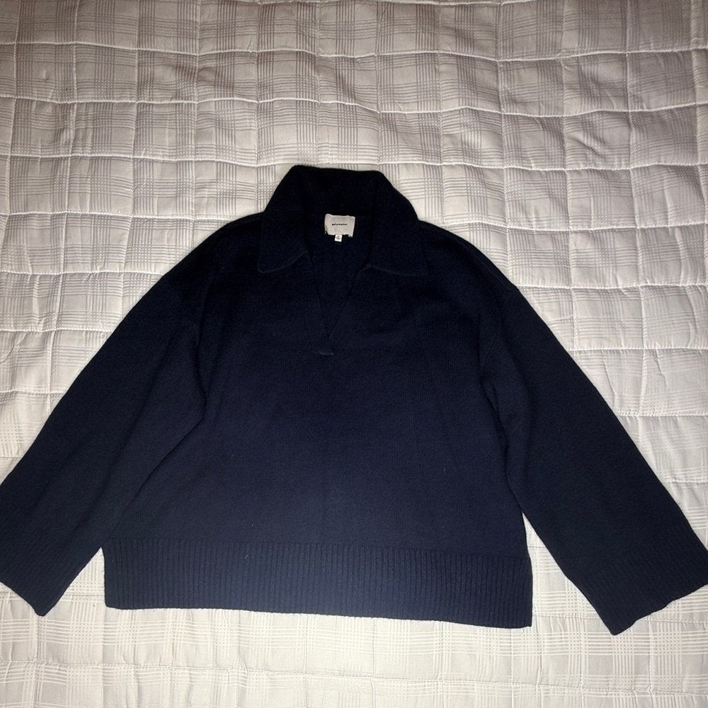 Reformation Sawyer Oversized Cashmere Polo - Picture 5 of 5